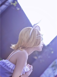 JIU Jiu-Rain Beautiful Girl Mirror Vocaloid Bell Field Photo(2)
